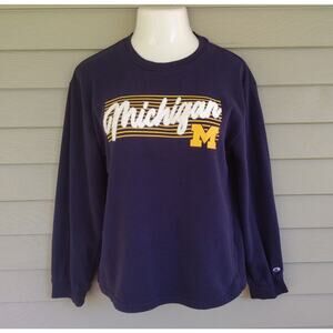 Vtg Womens Michigan Wolverines University of Michigan U of M Sweatshirt Size M
